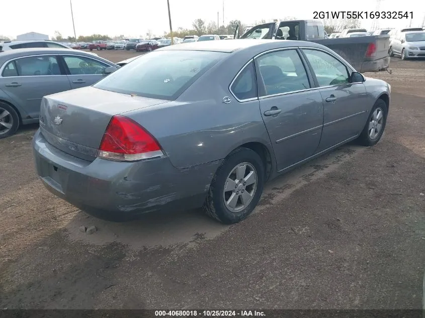 2G1WT55K169332541 2006 Chevrolet Impala Lt