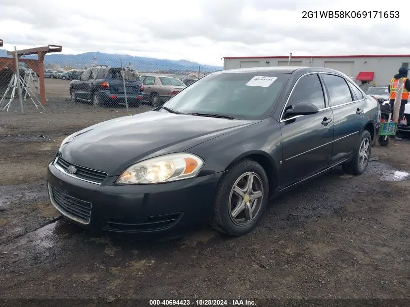 2G1WB58K069171653 2006 Chevrolet Impala Ls