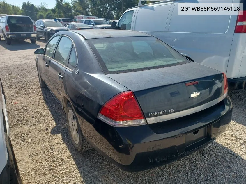 2006 Chevrolet Impala Ls VIN: 2G1WB58K569145128 Lot: 40711978