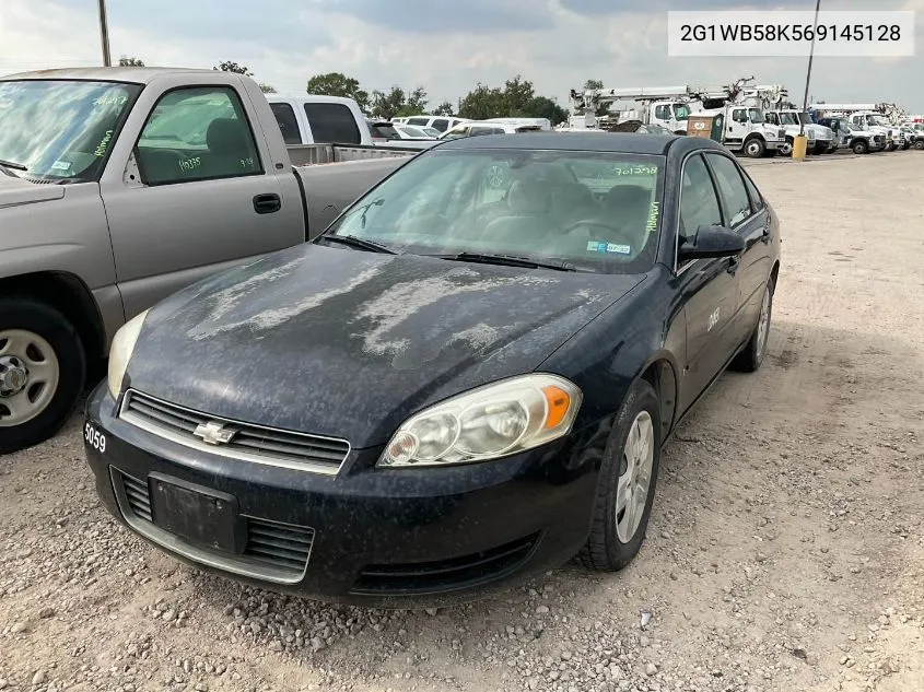 2006 Chevrolet Impala Ls VIN: 2G1WB58K569145128 Lot: 40711978