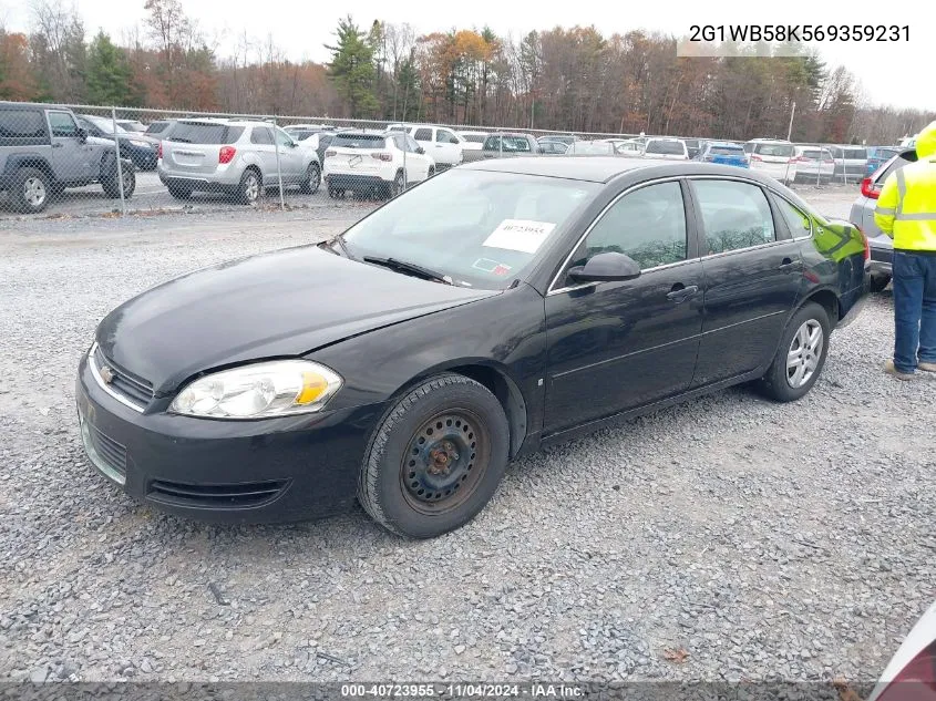 2G1WB58K569359231 2006 Chevrolet Impala Ls