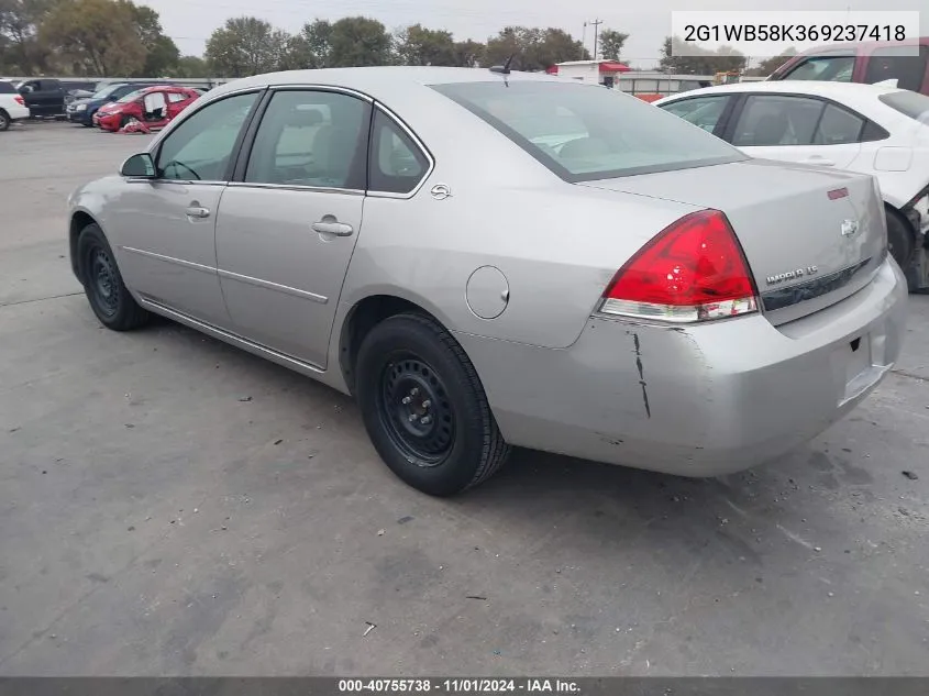 2G1WB58K369237418 2006 Chevrolet Impala Ls