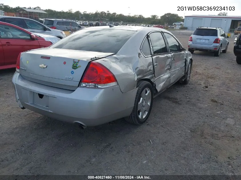 2006 Chevrolet Impala Ss VIN: 2G1WD58C369234103 Lot: 40827460