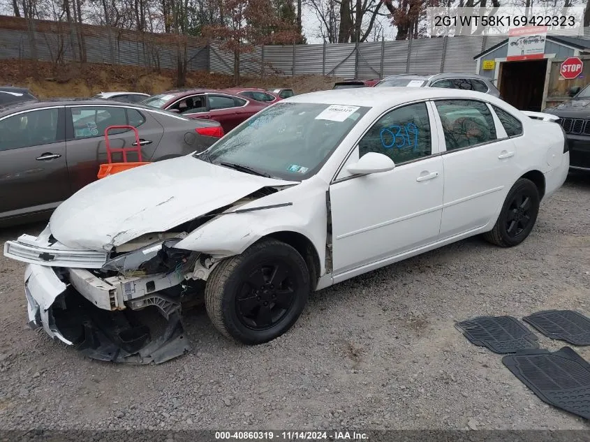 2006 Chevrolet Impala Lt VIN: 2G1WT58K169422323 Lot: 40860319