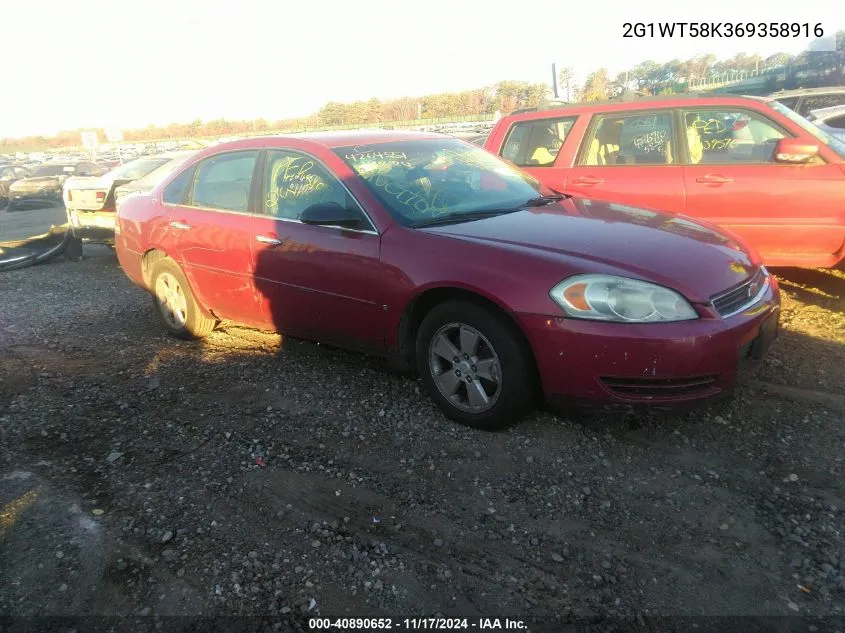 2006 Chevrolet Impala Lt VIN: 2G1WT58K369358916 Lot: 40890652