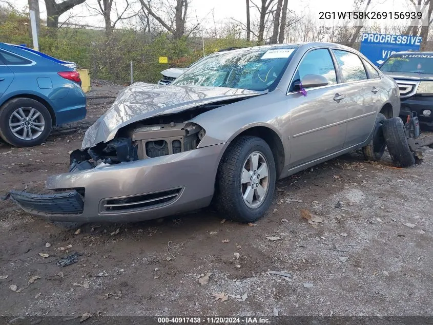 2006 Chevrolet Impala Lt VIN: 2G1WT58K269156939 Lot: 40917438