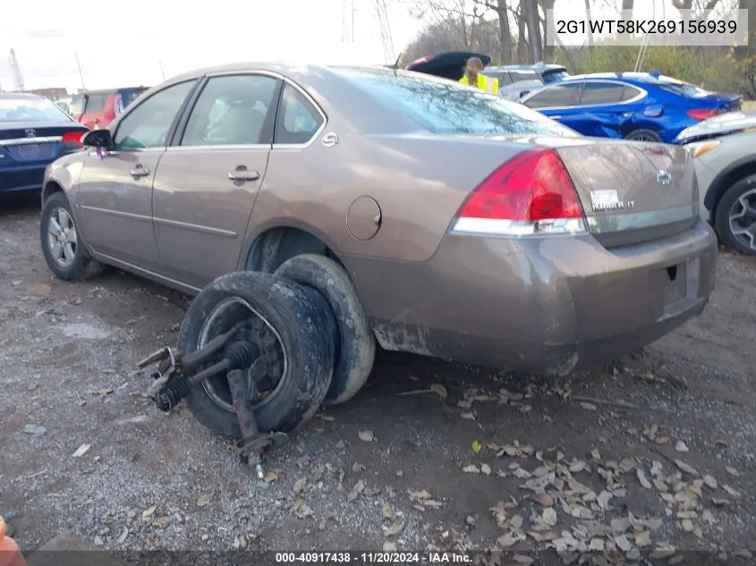 2006 Chevrolet Impala Lt VIN: 2G1WT58K269156939 Lot: 40917438