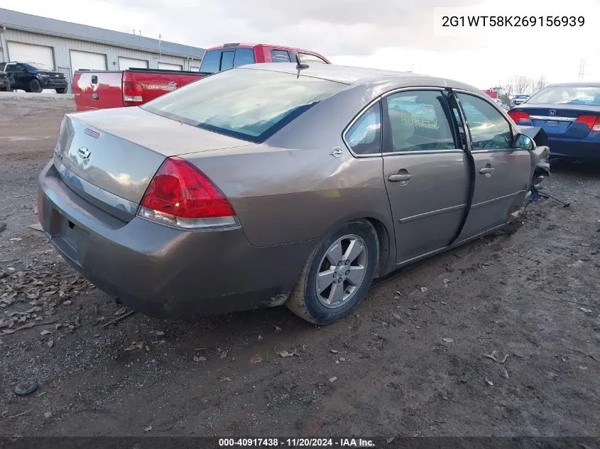 2006 Chevrolet Impala Lt VIN: 2G1WT58K269156939 Lot: 40917438