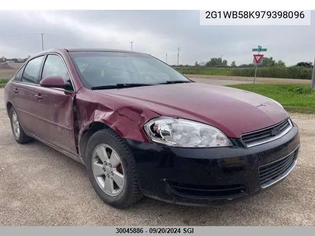 2007 Chevrolet Impala Ls VIN: 2G1WB58K979398096 Lot: 30045886