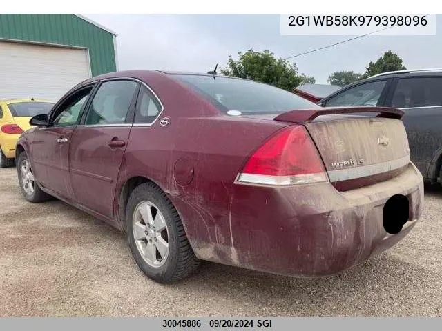 2007 Chevrolet Impala Ls VIN: 2G1WB58K979398096 Lot: 30045886