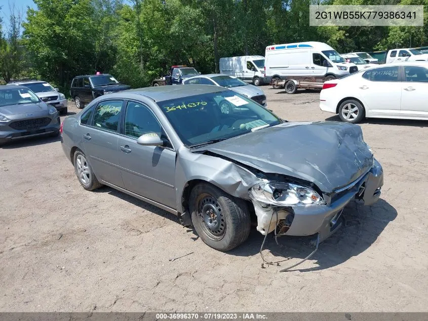 2G1WB55K779386341 2007 Chevrolet Impala Ls