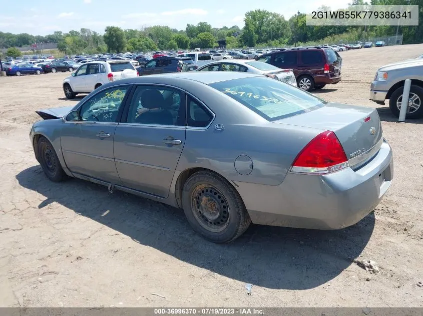 2007 Chevrolet Impala Ls VIN: 2G1WB55K779386341 Lot: 36996370