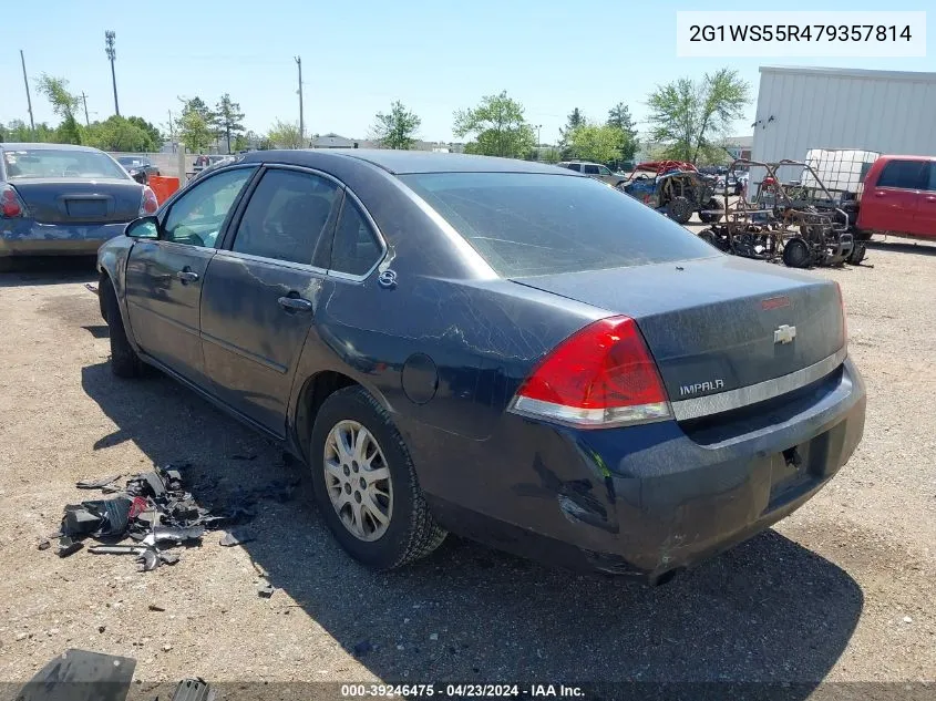 2G1WS55R479357814 2007 Chevrolet Impala Police