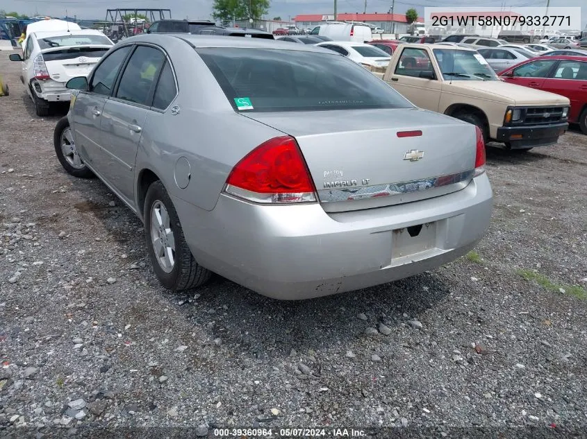 2G1WT58N079332771 2007 Chevrolet Impala Lt