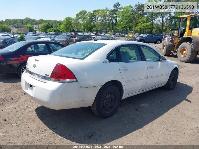 2007 Chevrolet Impala Ls VIN: 2G1WB58K779136593 Lot: 39483604