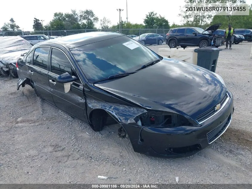 2007 Chevrolet Impala Ltz VIN: 2G1WU58R079139455 Lot: 39981186