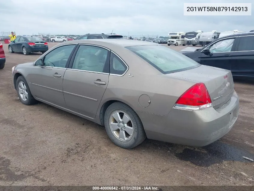 2G1WT58N879142913 2007 Chevrolet Impala Lt