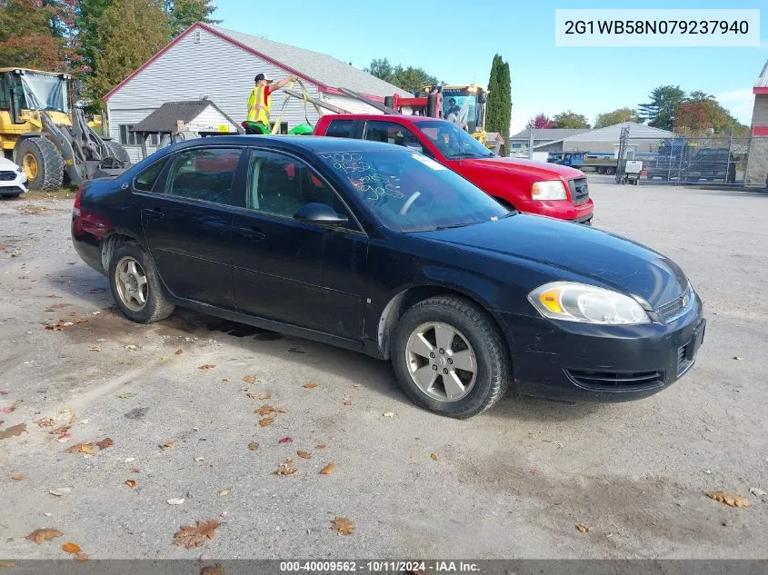 2007 Chevrolet Impala Ls VIN: 2G1WB58N079237940 Lot: 40009562