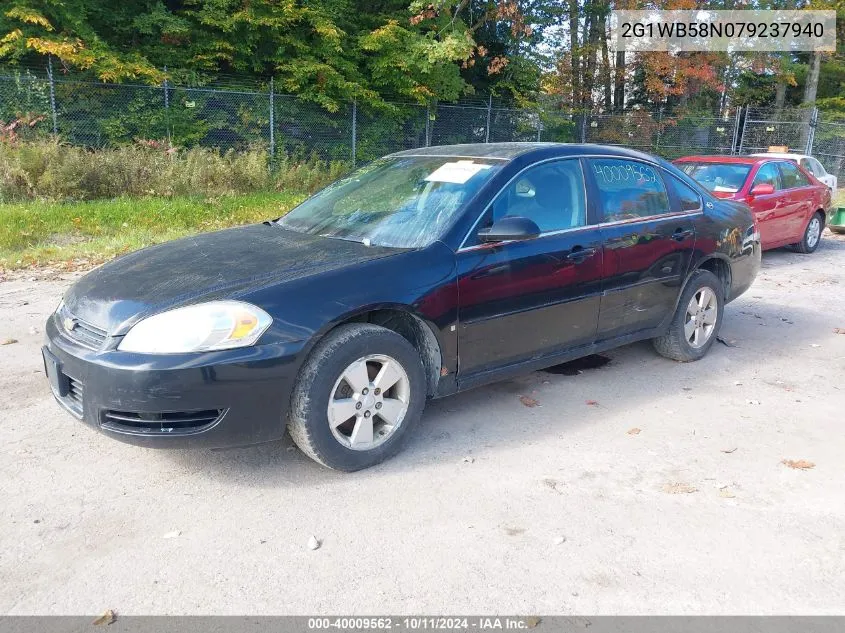 2007 Chevrolet Impala Ls VIN: 2G1WB58N079237940 Lot: 40009562