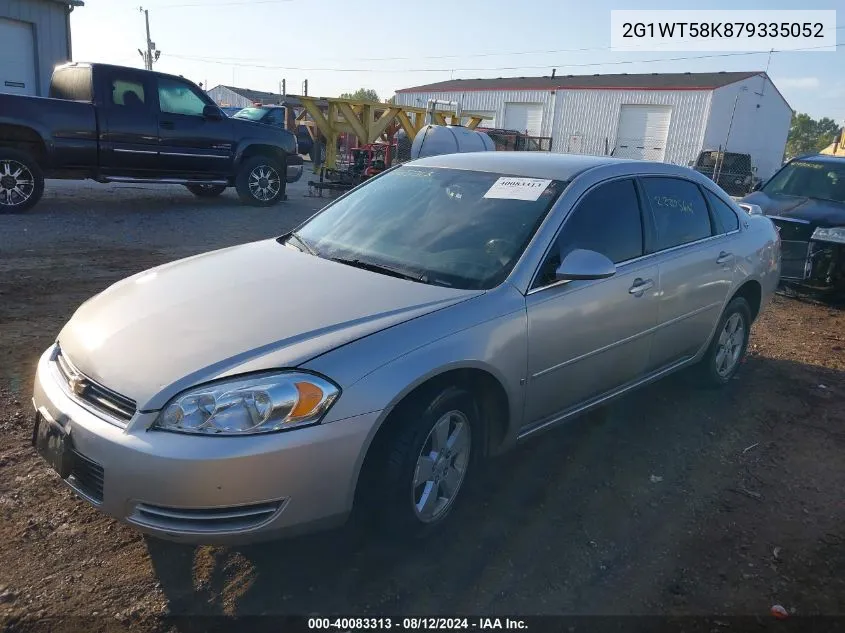 2007 Chevrolet Impala Lt VIN: 2G1WT58K879335052 Lot: 40083313