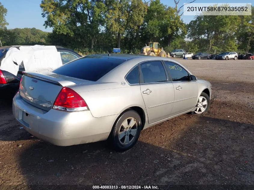 2007 Chevrolet Impala Lt VIN: 2G1WT58K879335052 Lot: 40083313