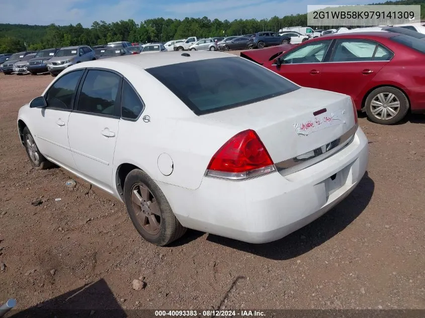 2007 Chevrolet Impala Ls VIN: 2G1WB58K979141309 Lot: 40093383