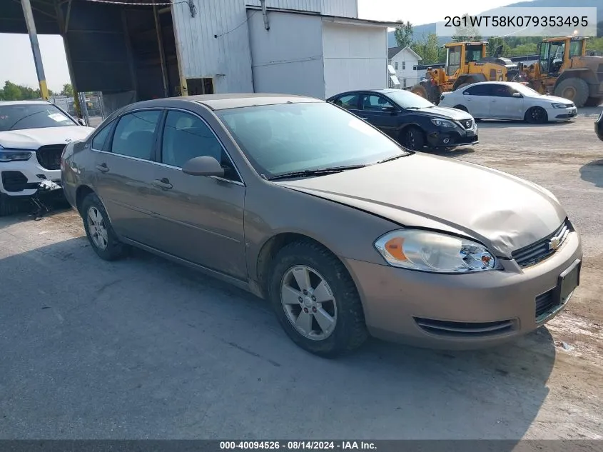 2007 Chevrolet Impala Lt VIN: 2G1WT58K079353495 Lot: 40094526