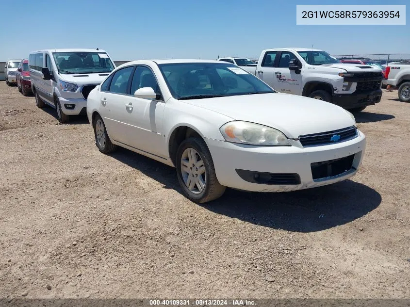 2007 Chevrolet Impala Lt VIN: 2G1WC58R579363954 Lot: 40109331