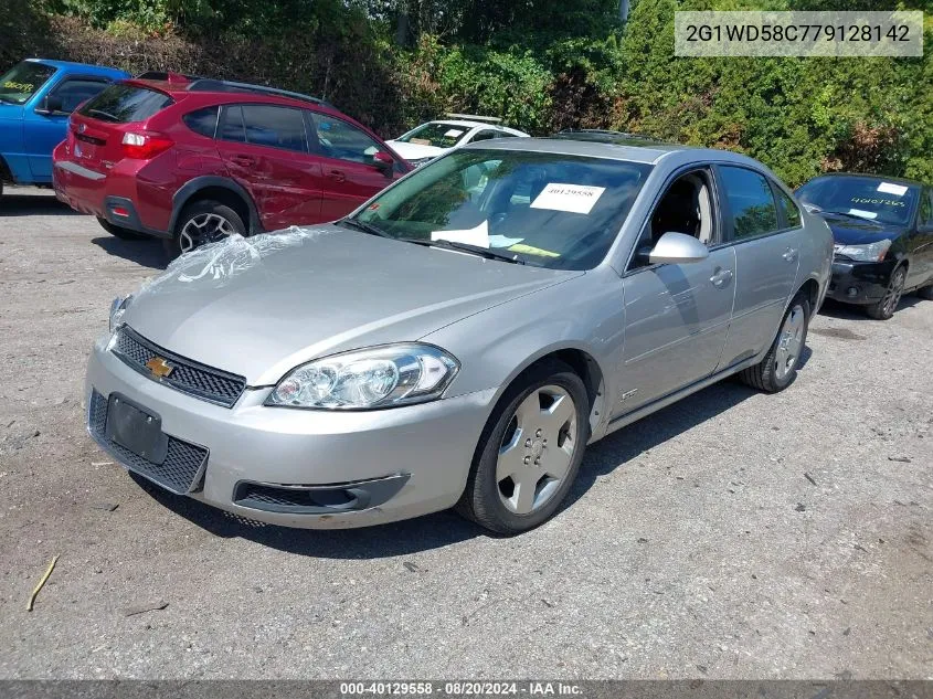 2007 Chevrolet Impala Ss VIN: 2G1WD58C779128142 Lot: 40129558