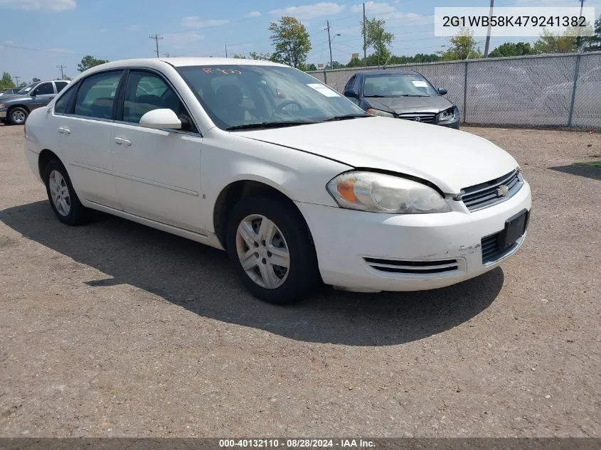 2007 Chevrolet Impala Ls VIN: 2G1WB58K479241382 Lot: 40132110