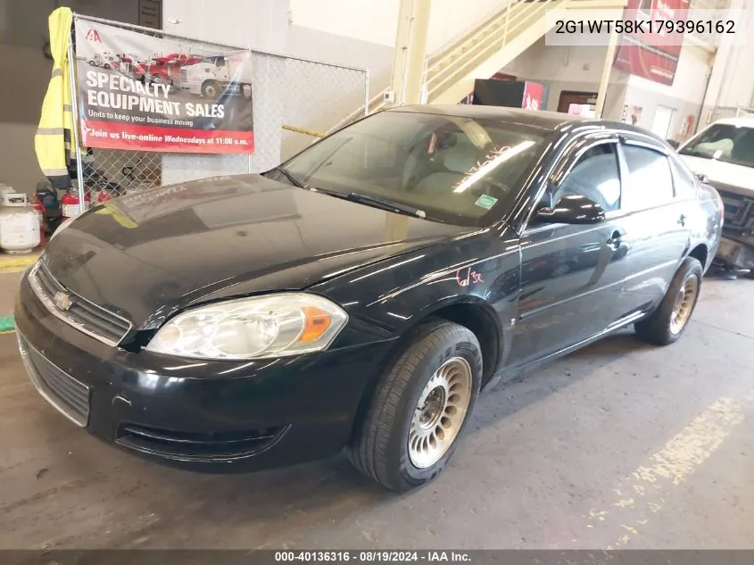 2007 Chevrolet Impala Lt VIN: 2G1WT58K179396162 Lot: 40136316