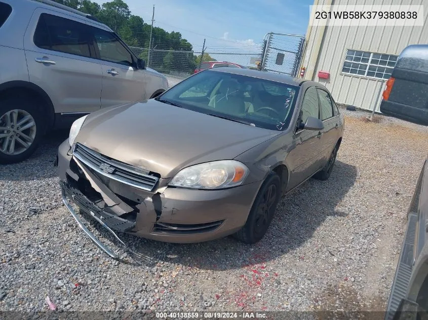 2007 Chevrolet Impala Ls VIN: 2G1WB58K379380838 Lot: 40138559