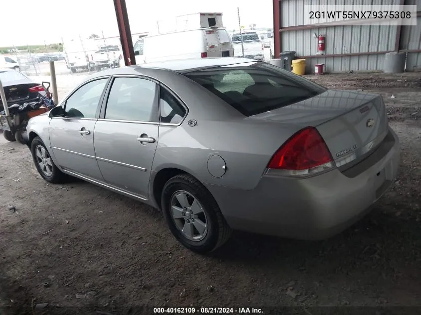 2007 Chevrolet Impala Lt VIN: 2G1WT55NX79375308 Lot: 40162109