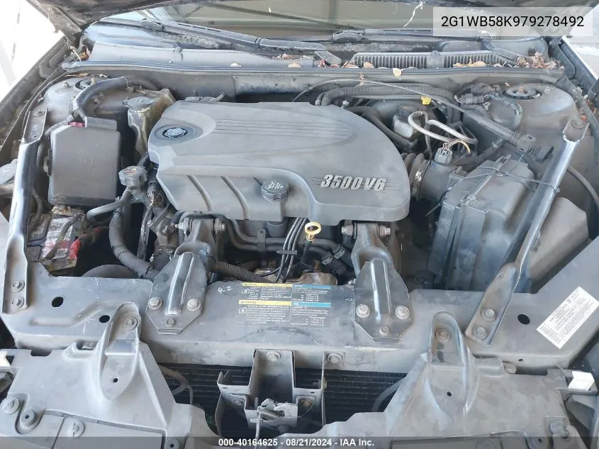 2G1WB58K979278492 2007 Chevrolet Impala Ls