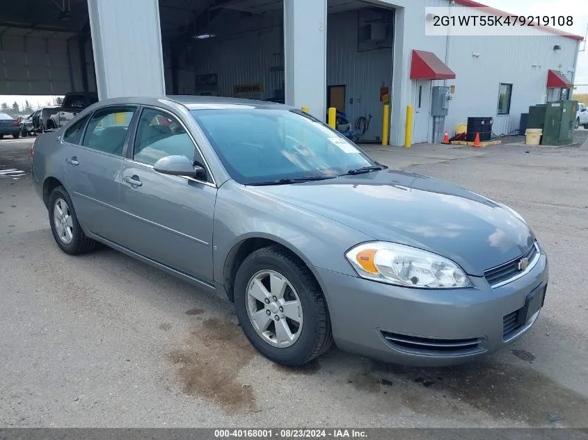 2007 Chevrolet Impala Lt VIN: 2G1WT55K479219108 Lot: 40168001