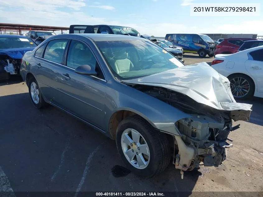 2007 Chevrolet Impala Lt VIN: 2G1WT58K279298421 Lot: 40181411