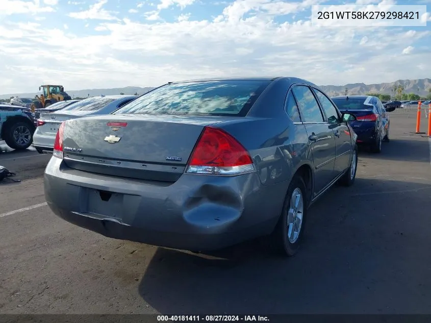 2007 Chevrolet Impala Lt VIN: 2G1WT58K279298421 Lot: 40181411