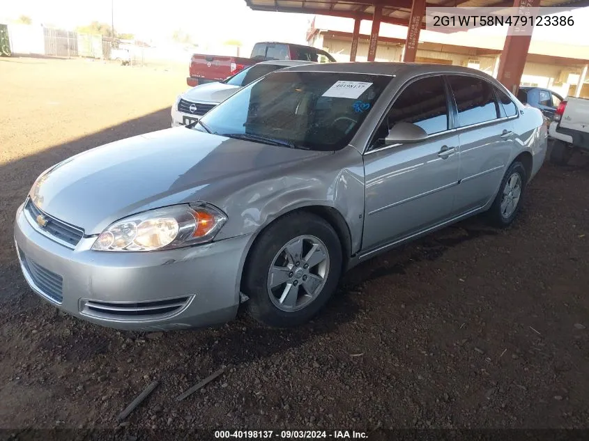 2007 Chevrolet Impala Lt VIN: 2G1WT58N479123386 Lot: 40198137