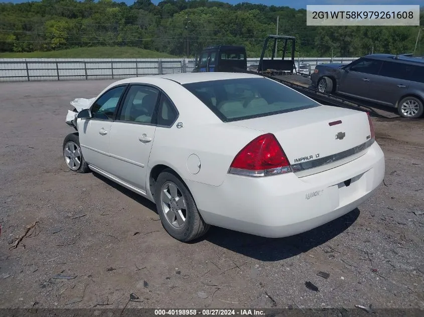 2007 Chevrolet Impala Lt VIN: 2G1WT58K979261608 Lot: 40198958