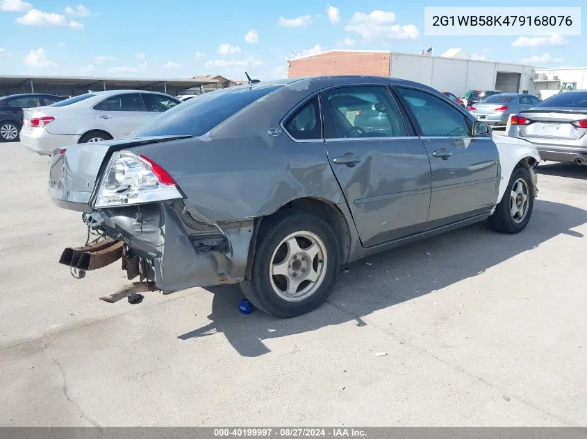 2007 Chevrolet Impala Ls VIN: 2G1WB58K479168076 Lot: 40199997