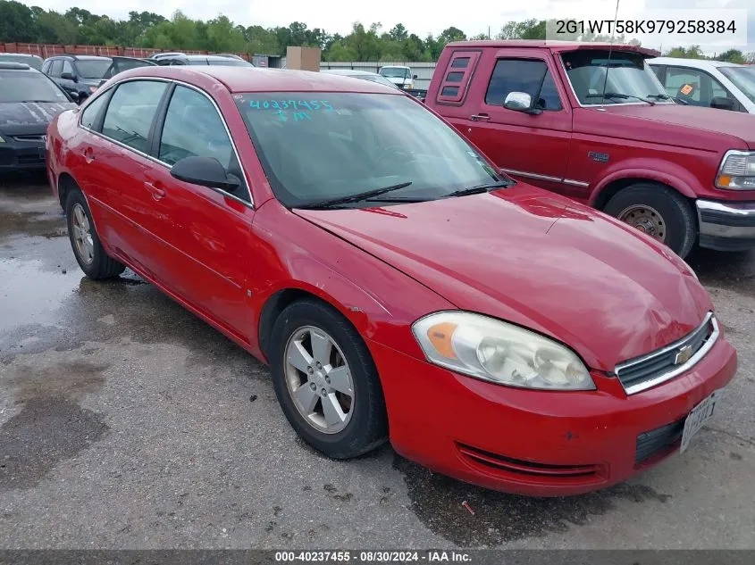 2007 Chevrolet Impala Lt VIN: 2G1WT58K979258384 Lot: 40237455