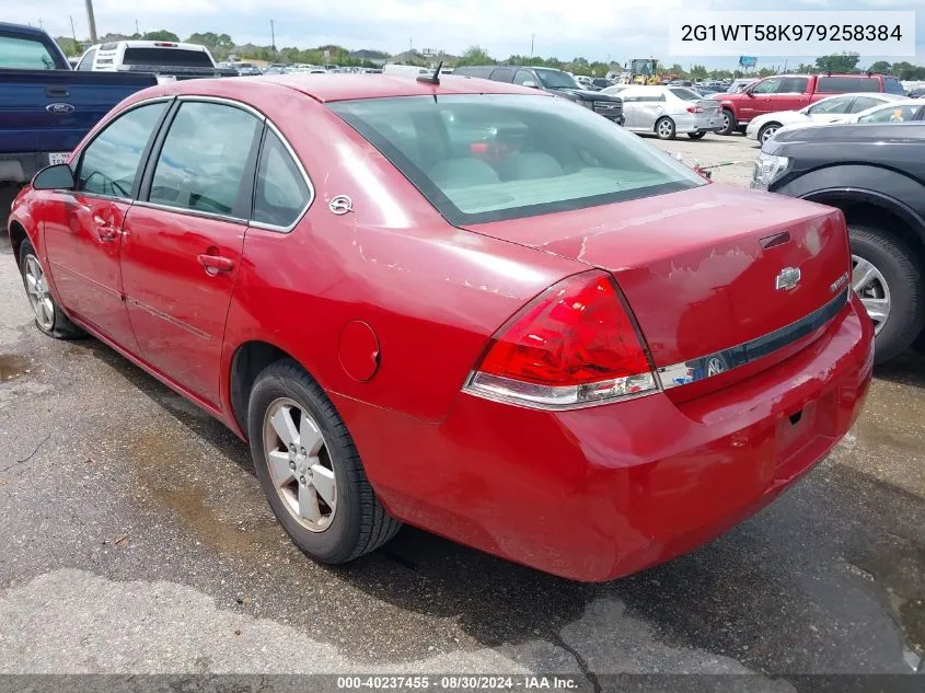 2007 Chevrolet Impala Lt VIN: 2G1WT58K979258384 Lot: 40237455