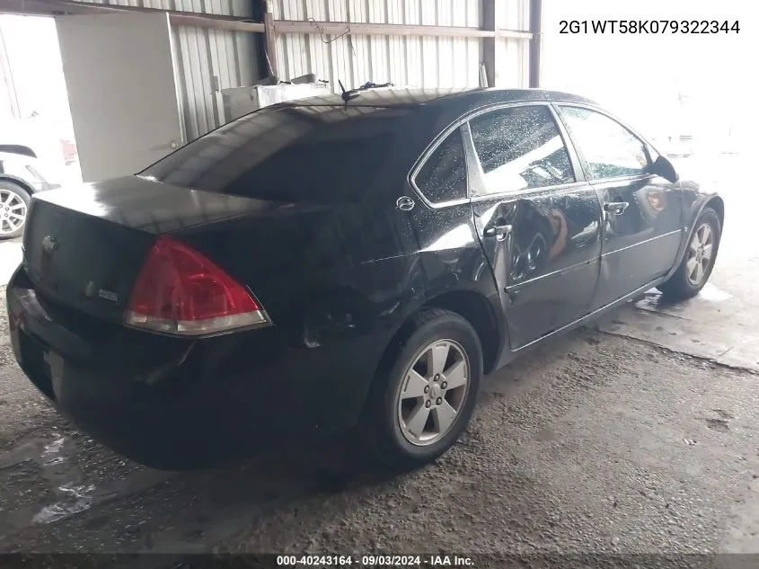 2G1WT58K079322344 2007 Chevrolet Impala Lt