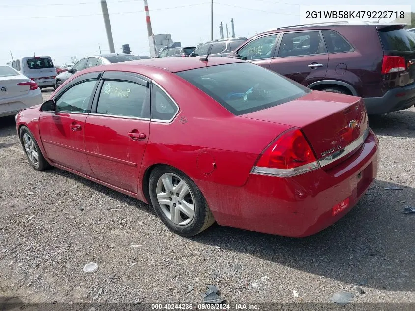 2G1WB58K479222718 2007 Chevrolet Impala Ls