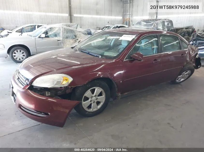 2007 Chevrolet Impala Lt VIN: 2G1WT58K979245988 Lot: 40254620