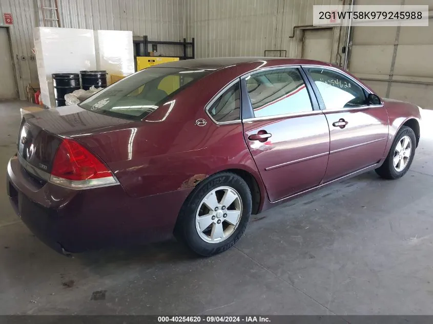 2007 Chevrolet Impala Lt VIN: 2G1WT58K979245988 Lot: 40254620