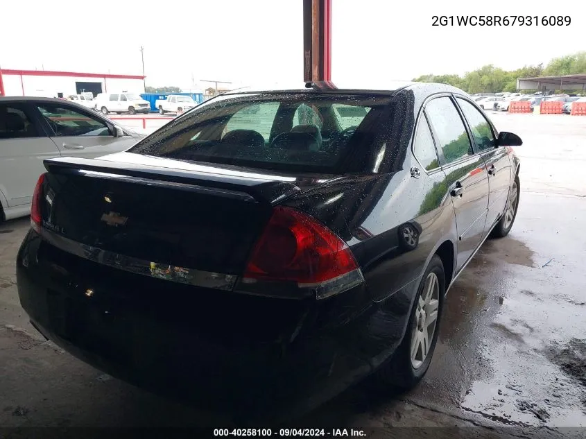 2G1WC58R679316089 2007 Chevrolet Impala Lt