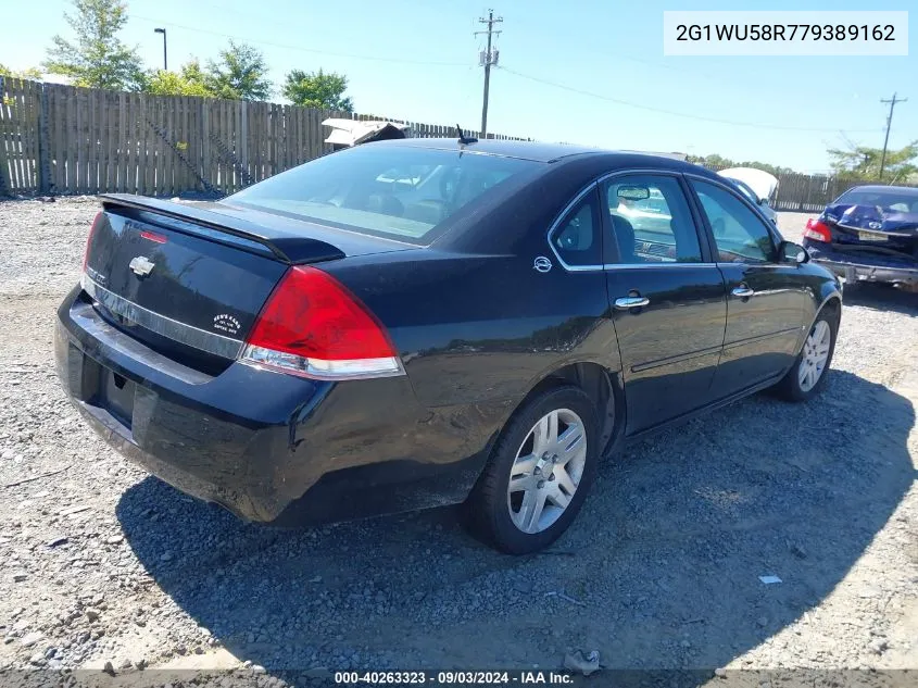 2007 Chevrolet Impala Ltz VIN: 2G1WU58R779389162 Lot: 40263323