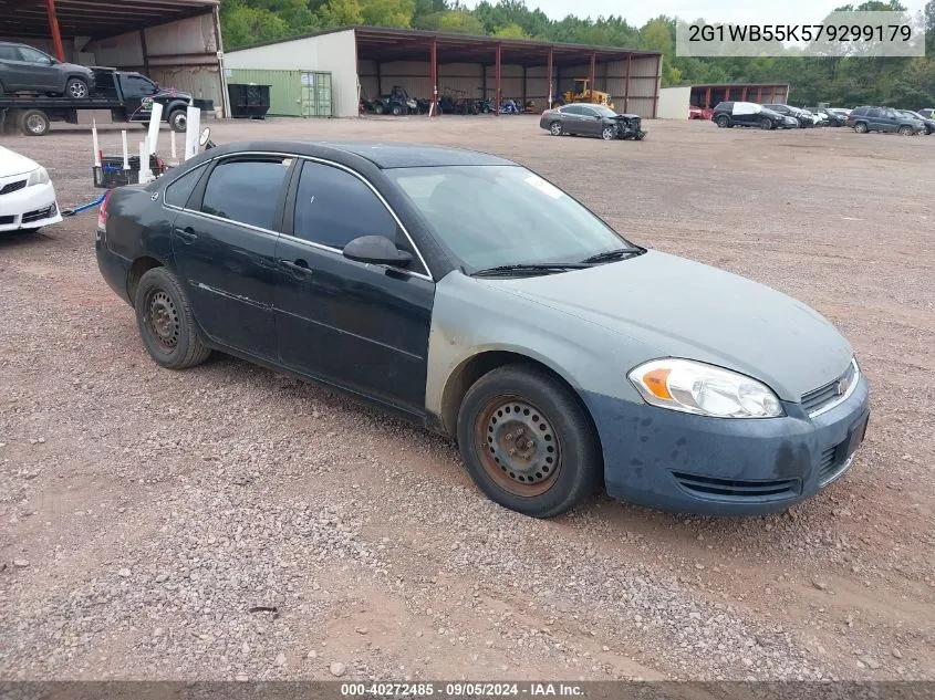 2007 Chevrolet Impala Ls VIN: 2G1WB55K579299179 Lot: 40272485