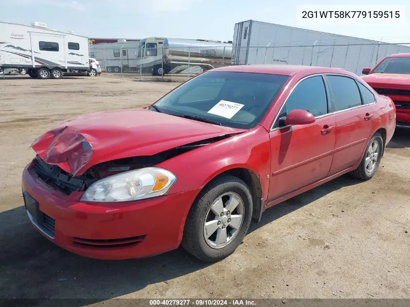 2007 Chevrolet Impala Lt VIN: 2G1WT58K779159515 Lot: 40279277